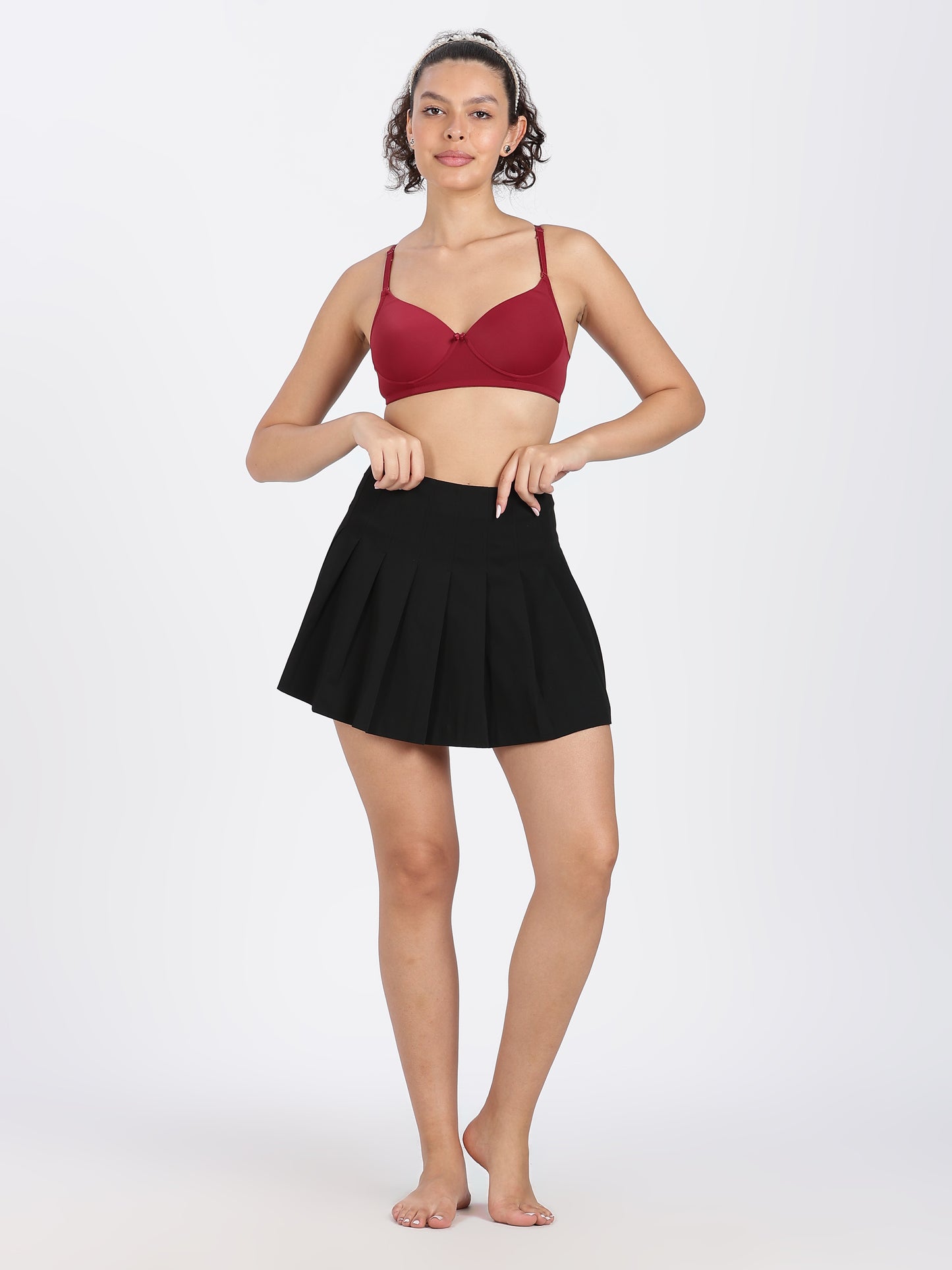 Maroon Flawless Fit Ultra-Comfort Padded Bra