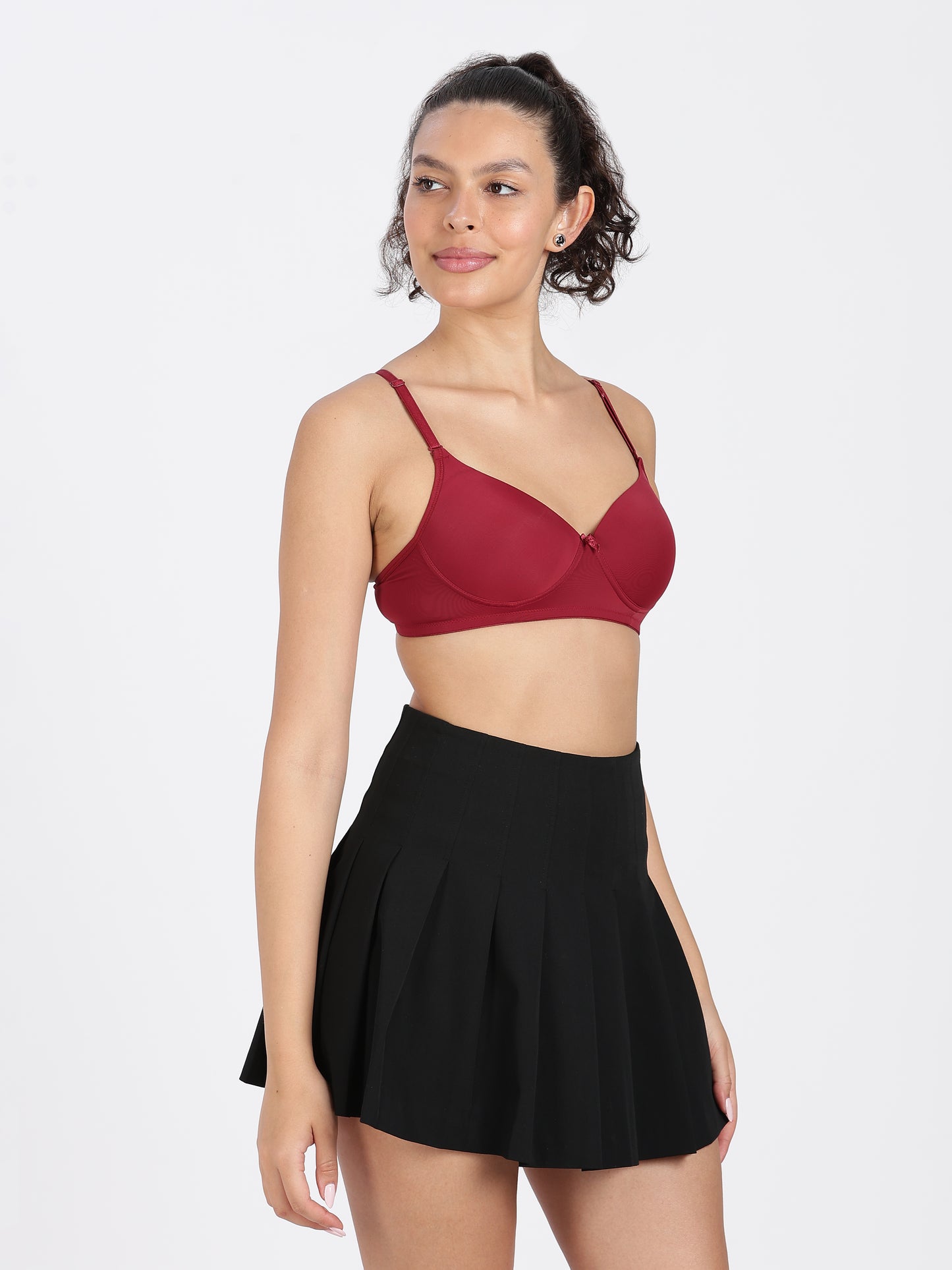 Maroon Flawless Fit Ultra-Comfort Padded Bra
