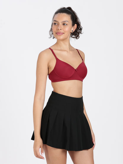 Maroon Flawless Fit Ultra-Comfort Padded Bra