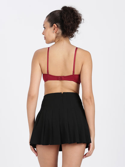 Maroon Flawless Fit Ultra-Comfort Padded Bra