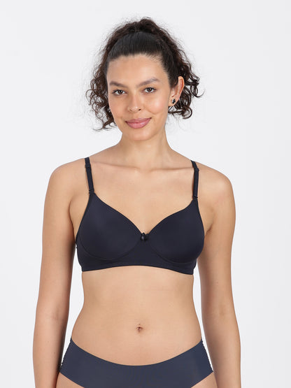 Navy Blue Flawless Fit Ultra-Comfort Padded Bra