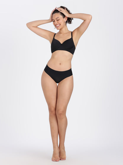 Black Flawless Fit Ultra-Comfort Padded Bra