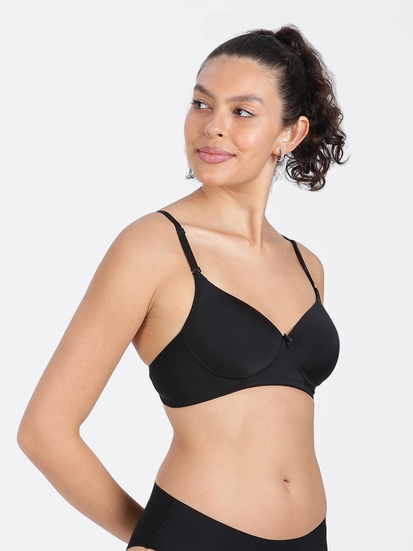 Black Flawless Fit Ultra-Comfort Padded Bra