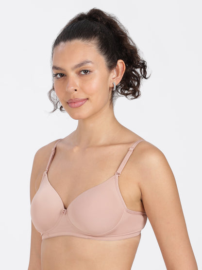 Nude/Light Beige Flawless Fit Ultra-Comfort Padded Bra