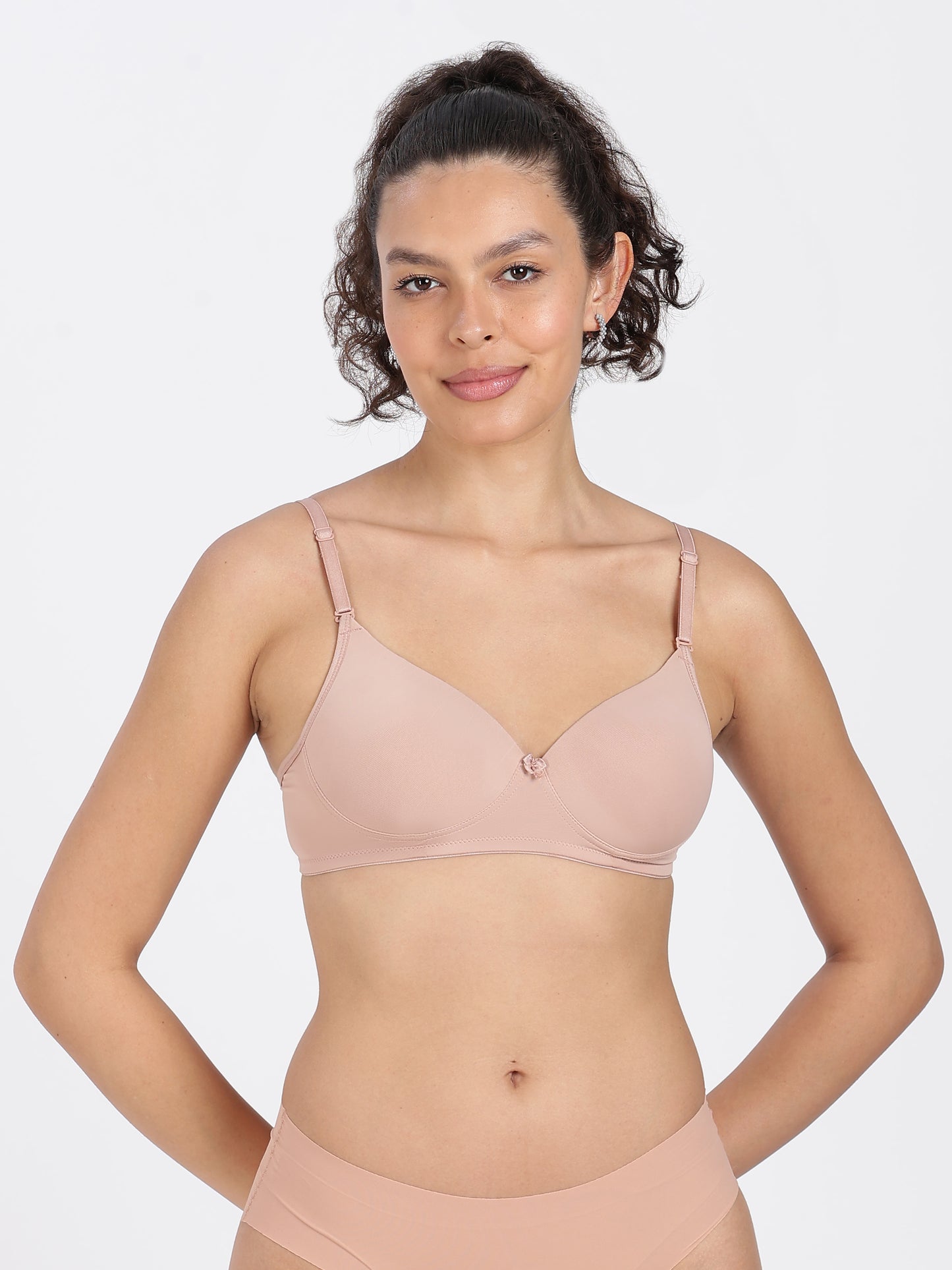 Nude/Light Beige Flawless Fit Ultra-Comfort Padded Bra