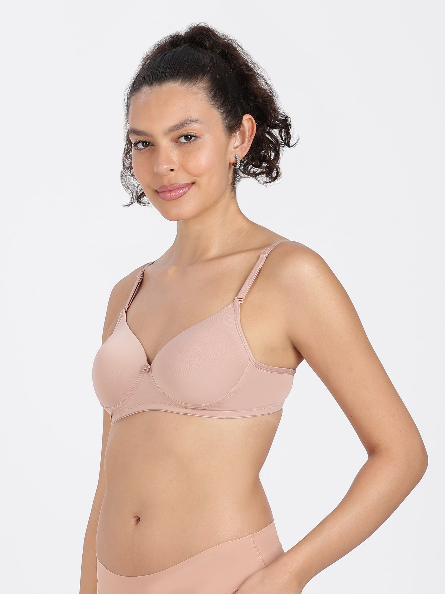 Nude/Light Beige Flawless Fit Ultra-Comfort Padded Bra