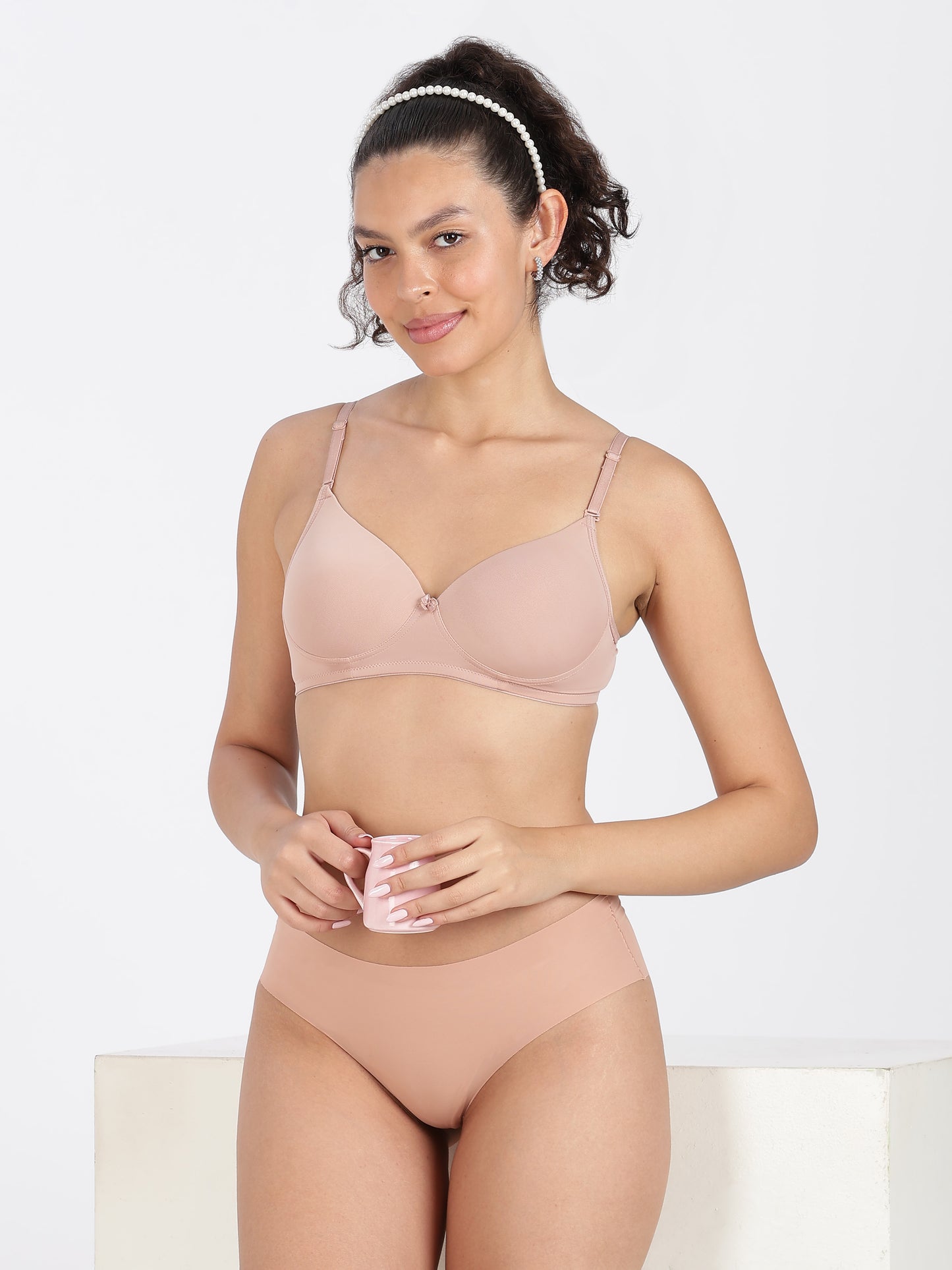 Nude/Light Beige Flawless Fit Ultra-Comfort Padded Bra