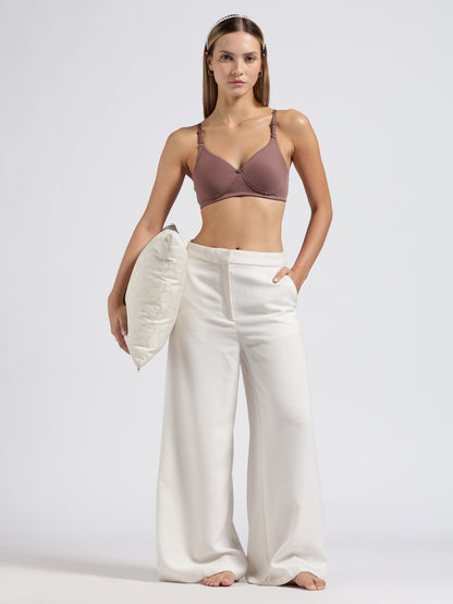 Dusty Brown Cloud Fit Lightly Padded Bra