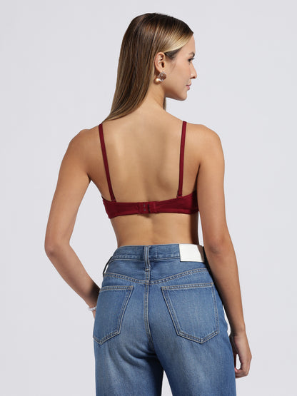 Maroon Cloud Fit Lightly Padded Bra