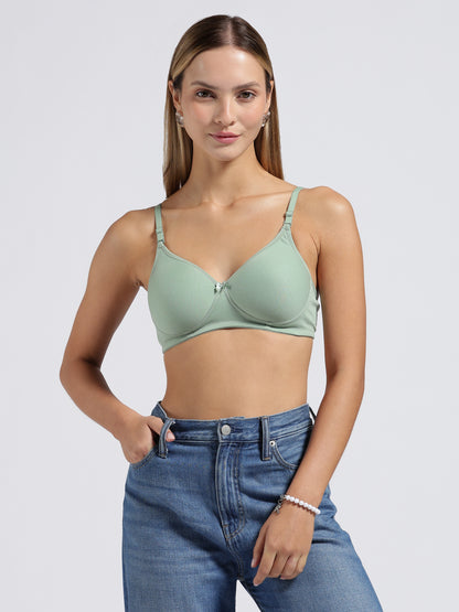 Mint Green Cloud Fit Lightly Padded Bra