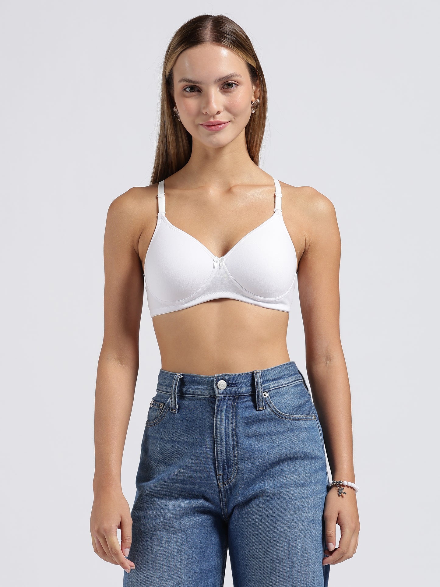 White Cloud Fit Lightly Padded Bra