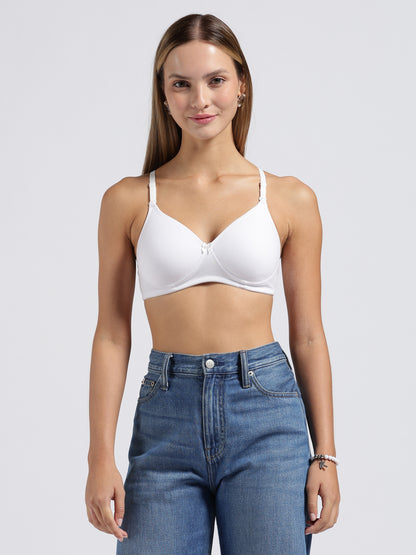 White Cloud Fit Lightly Padded Bra