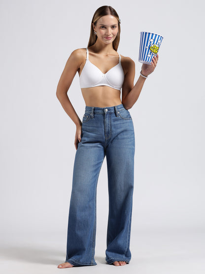 White Cloud Fit Lightly Padded Bra