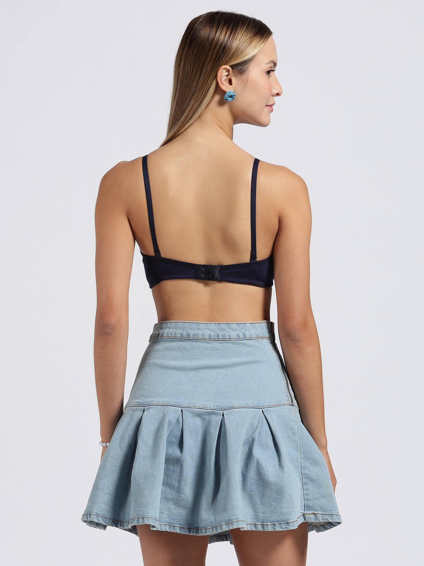 Navy Blue Cloud Fit Lightly Padded Bra