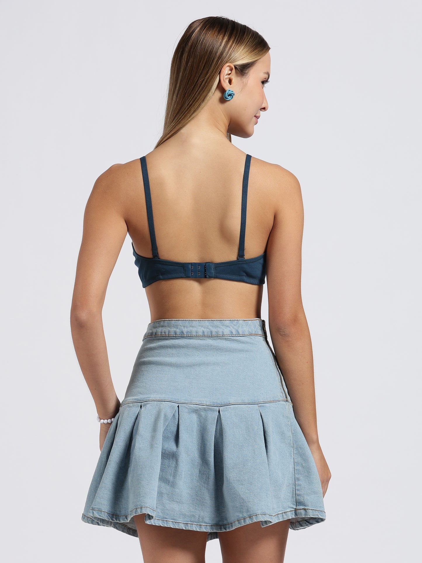 Teal Blue Cloud Fit Lightly Padded Bra