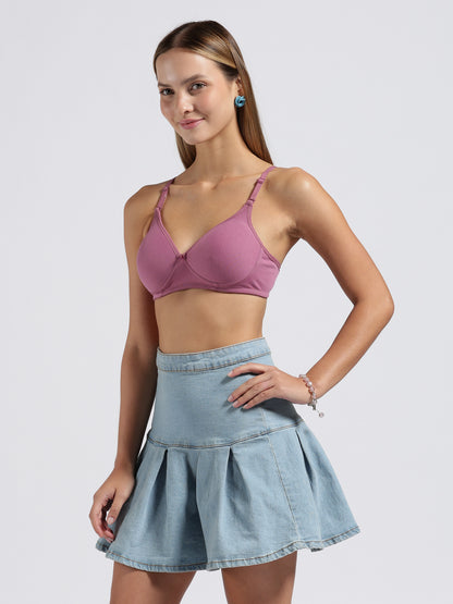 Dusty Rose Cloud Fit Lightly Padded Bra