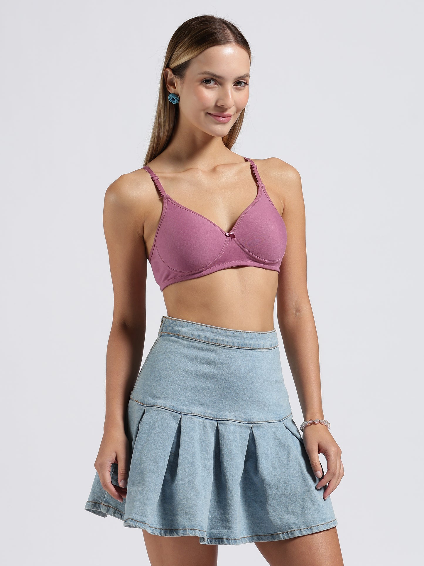 Dusty Rose Cloud Fit Lightly Padded Bra