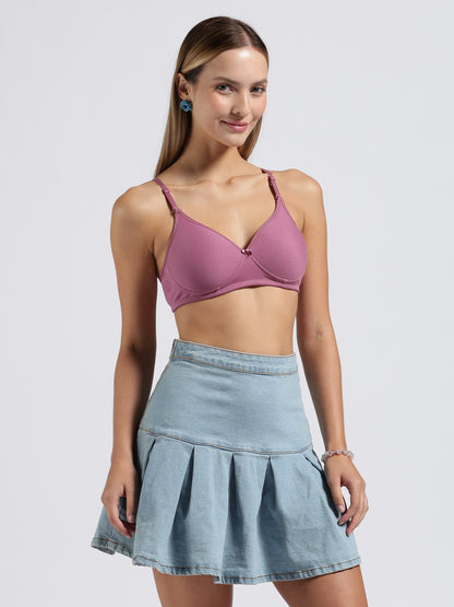 Dusty Rose Cloud Fit Lightly Padded Bra