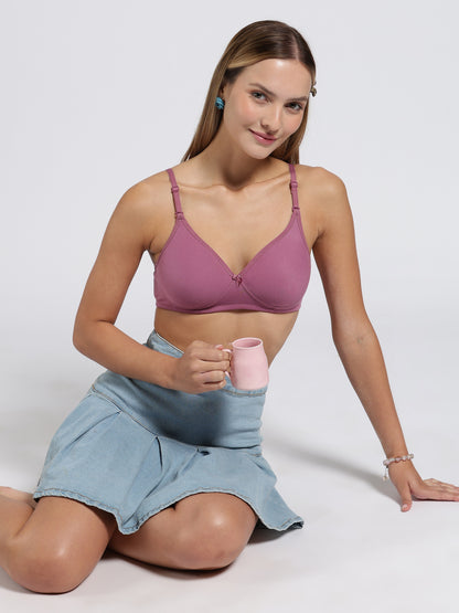 Dusty Rose Cloud Fit Lightly Padded Bra