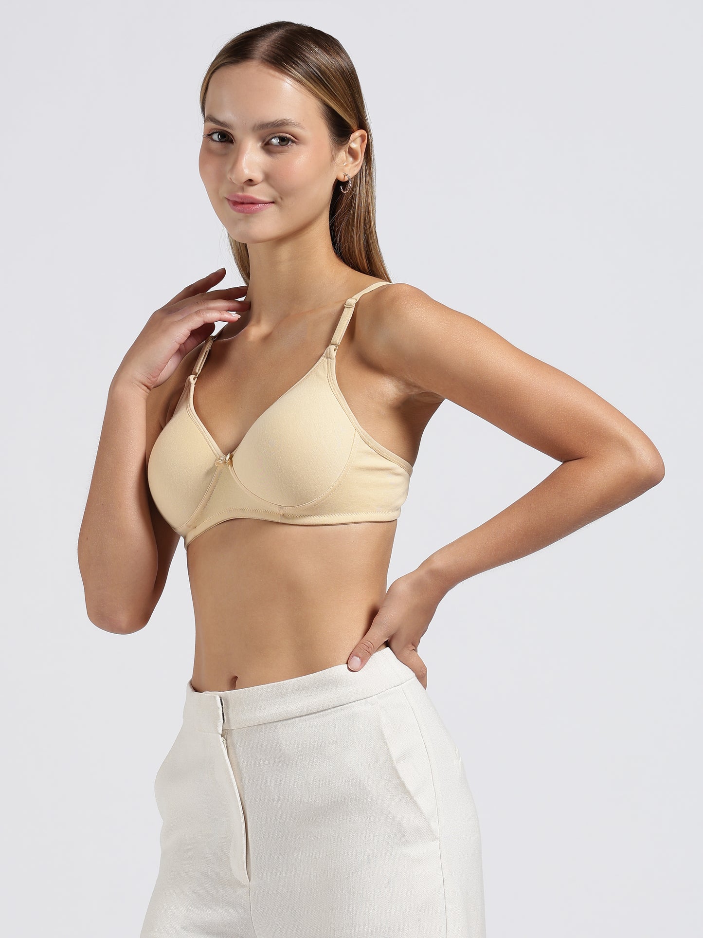 Skin Beige Cloud Fit Lightly Padded Bra
