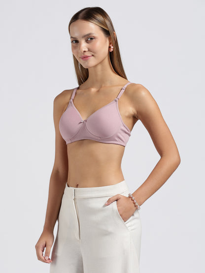 Dusty Rose Pink Cloud Fit Lightly Padded Bra