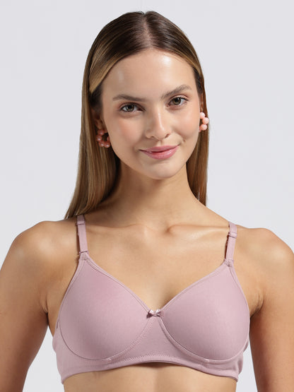 Dusty Rose Pink Cloud Fit Lightly Padded Bra