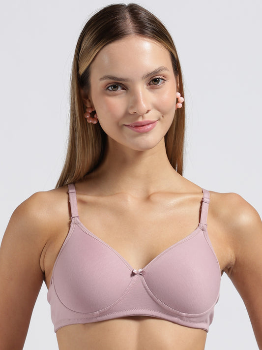Dusty Rose Pink Cloud Fit Lightly Padded Bra